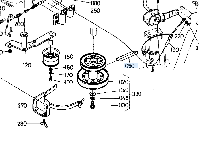 K112226130 Kubota HST VBelt for T1460 and T1560 Hughie Willett