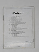 Kubota LA402ST-1 FRONT LOADER Operators Manual