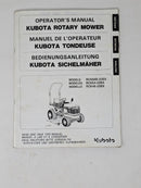 Kubota RCK60B-22BX, RCK54-22BX, RCK48-22BX ROTARY MOWER Operators Manual