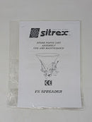 FS SPREADER Spare Parts Manual