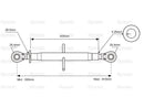 Top Link Standard Duty (Cat.2/2) Ball and Ball, Min. Length: 535mm Max Length 815mm ( S.314 )