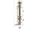 Ball Hitch Pin, 2000Kg (Long) ( S.3211 )