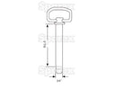 Hitch Pin with Chain & Linch Pin 19x98mm ( S.408 )