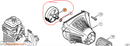 Stihl 41491602902 Clutch Drum for strimmers, trimmers and Kombi engines
