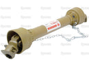 PTO Shaft - Sparex (Lz) Length: 980mm, 1 3/8'' x 6 Spline Q.R. to 1 3/8'' x 6 Spline Q.R.