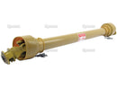 PTO Shaft - Sparex (Lz) Length: 980mm, 1 3/8'' x 6 Spline Q.R. to 1 3/8'' x 6 Spline Q.R.
