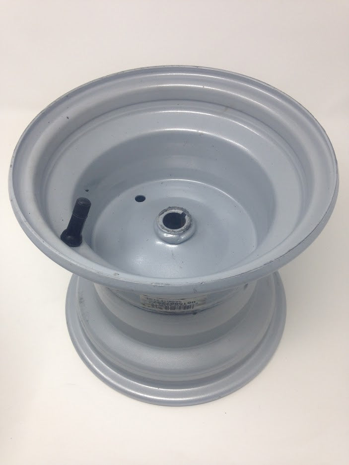 Husqvarna Compatible Gray Front Wheel Rim – 6x4.5 Inches, Aluminum, 0616103237 (Open Box, Scratched)