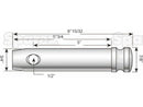 Top Link Pin 19x127mm Cat. 1 ( S.77 )