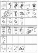 '- Kubota B2201 - Frequently Used Parts Selection