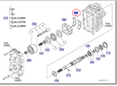 Kubota 6C050-98752 Bearing Cradle