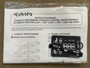 TD329-98191 Kubota L1421 / L2421 Tractor Hydraulic Valve 3rd Lever Kit ( ROPS Version )