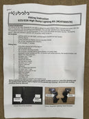 W24TS-00578 Kubota Lighting Kit ( G23/G25 High Dump )