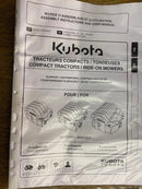 W20TS-01665    Kubota BX / B series, ST Series   Counterweight Support ( Weight Frame )