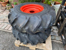 12.4-16 Tractor Tyre and wheel  Compact Tractor 12.4 - 16 Tyre and Wheel