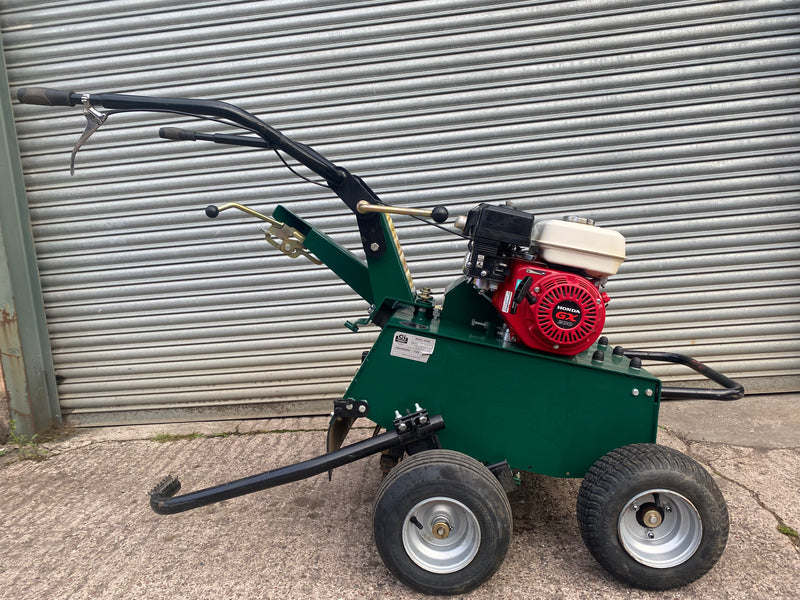 Groundsman Aerator Used Groundsman 345HD for sale Pedestrian Aerator Hollow Tiner Bowling Green Aerator for sale Hughie Willett Machinery