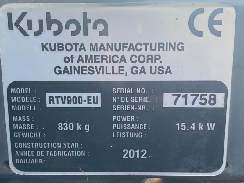 Kubota RTV900