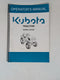 Kubota B1220 Tractor Operators Manual