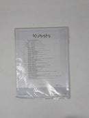 Kubota M8540, M9540 Tractor Operators Manual