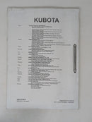 Kubota 91-3, 101-3, 121-3, 161-3 EXAVATOR Operators Manual