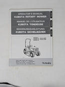 Kubota RC60-24BR, RC60-27BR ROTARY MOWER Operators Manual