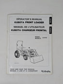 Kubota LA332 FRONT LOADER Operators Manual