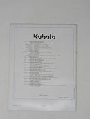 Kubota LA203, LA243 FRONT LOADER Operators Manual
