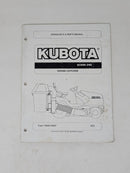 Kubota GCK60-24G GRASS CATCHER Operators Manual