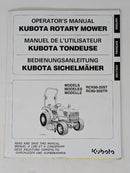 Kubota RCK60-35ST, RC60-35STR ROTARY MOWER Operators Manual