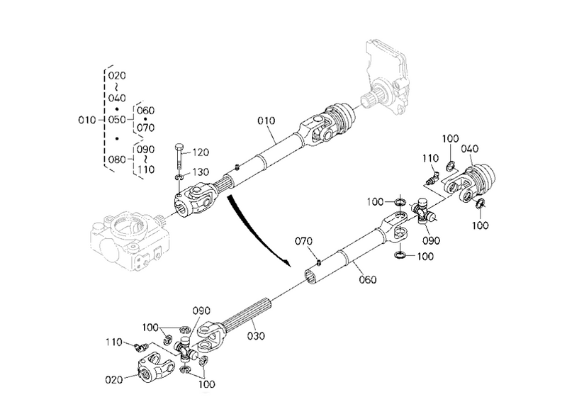 Kubota RCK60R-F36EC Deck Parts - 1 ( S00101 )