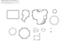 1G008-99360   Lower Engine Gasket Kit for Kubota D782 Engine
