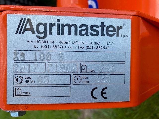 Agrimaster XB180 compact tractor flail mower.