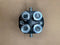 Faster Four point Hydraulic Coupling, Faster S.p.A (2P508-4-12G M C, 2P508412GMC, 2P508-4-12GMC) -Sparex S.112617 Kubota 7J417-85020