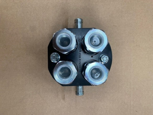 Faster Four point Hydraulic Coupling, Faster S.p.A (2P508-4-12G M C, 2P508412GMC, 2P508-4-12GMC) -Sparex S.112617 Kubota 7J417-85020