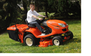 Kubota GR2120 Ridoen Mower with Grass Collector