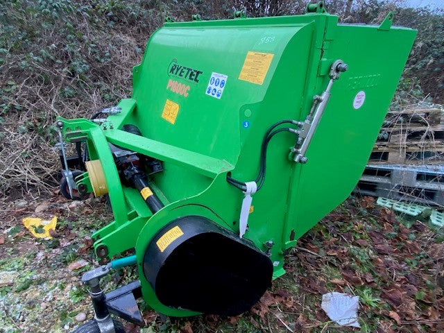 Used Ryetec 1600c  Flail Mower / Collector