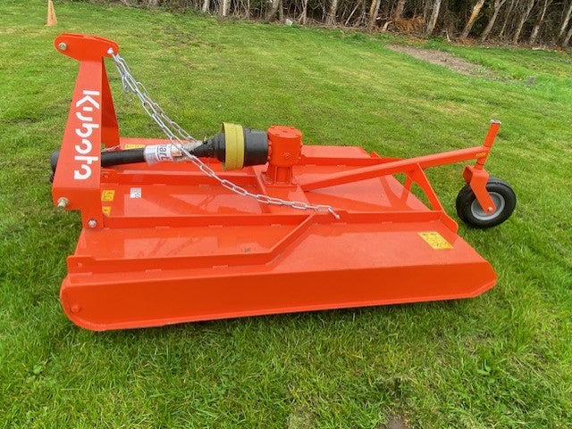 Kubota 1.25metre  Grass Topper, Ex Demo Kubota 4ft  Paddock Topper
