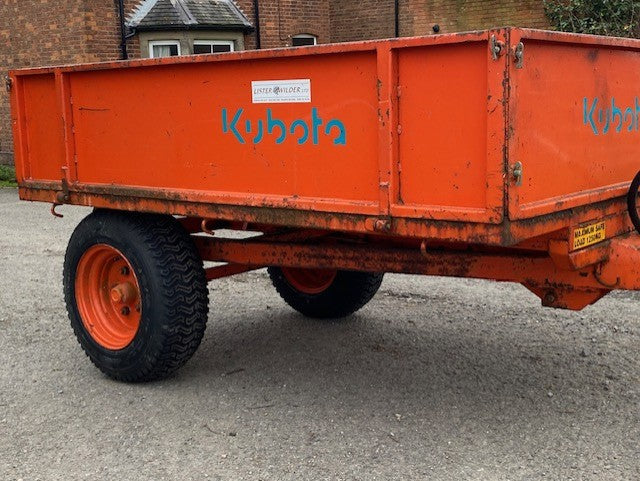 Used Kubota Tipping Trailer 1.25t Kubota TT1 1.25T Tipping Trailer