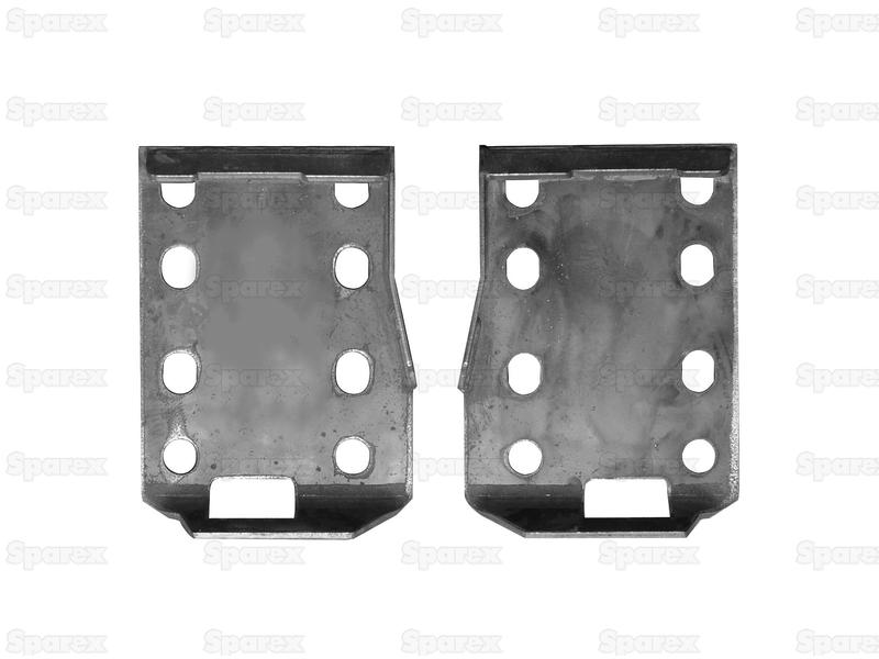 Kubota quick release loader brackets (Pair), Replacement for: Bobcat Type Skid steer Fitting ( S.119879 )