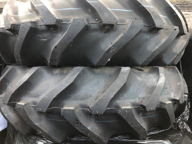 12.4-24 Tractor Tyre and wheel  Bridgestone 12.4-24 Tyre and Wheel to fit Compact Tractors