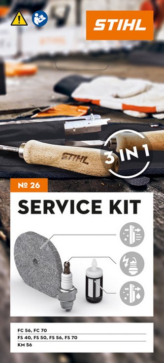 Stihl Service Kit 26 - FC56 / FC70 / FS40 / FS50 / FS56 / FS70 / HT56 / KM56 ( Kit 26 )