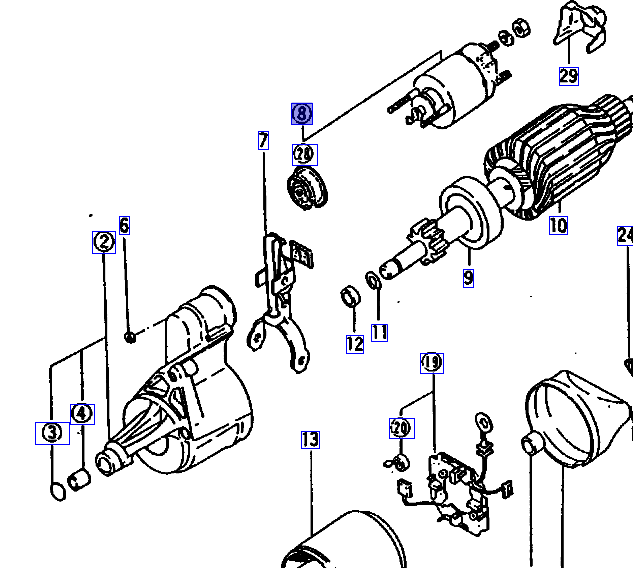 Kubota 15321-63020 Magnetic Switch