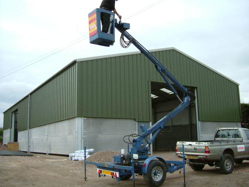 Spencer HM28 Trailor Mounted Cherry Picker Honda Engine