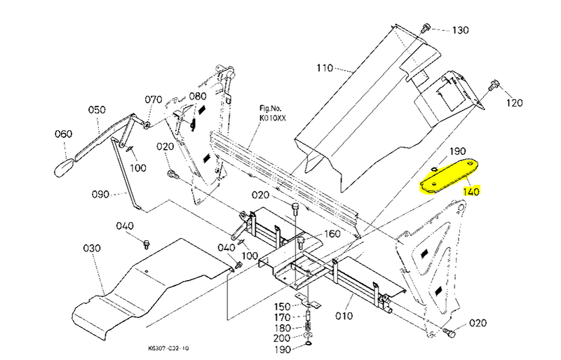 K6304-63460 Tow Hitch / Plate