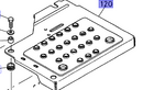 Kubota 66418-51610  Step, LH for B2150D & B2150HST-D