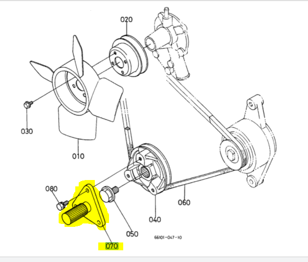 66101-58010	Universal Joint / Fan Shaft