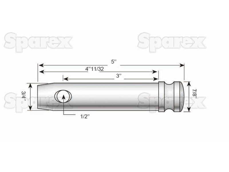 Top Link Pin 19x76mm Cat. 1 ( S.73 ) 31150-71360