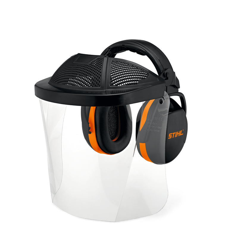 NEW Stihl Face / Ear Protection with Polycarbonate Visor