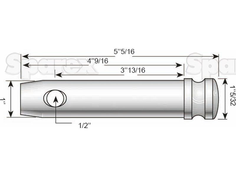 Top link pin 25x97mm Cat. 2 ( S.76 )