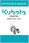 Kubota Operators Manual - B1620, B1820 Tractor (OPC Switch)