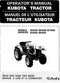 Kubota Operators Manual - B5100D, B6100D, B7100D, B5100E, B6100E Tractor